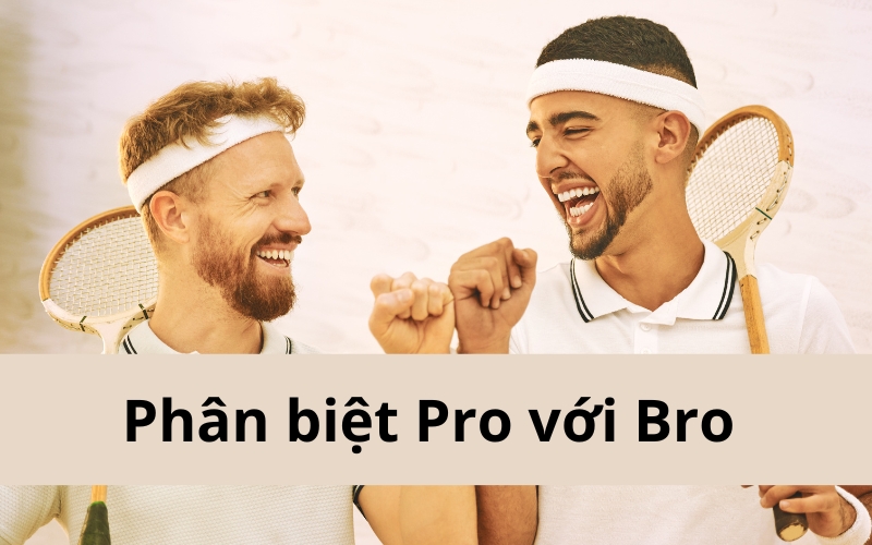 Sự khác nhau giữa Bro và Pro 