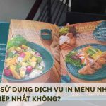 Có nên sử dụng dịch vụ in menu nhà hàng tại In Hiệp Nhất không