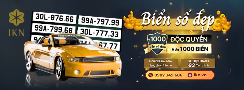 IKN chuyên cung cấp biển số xe đẹp