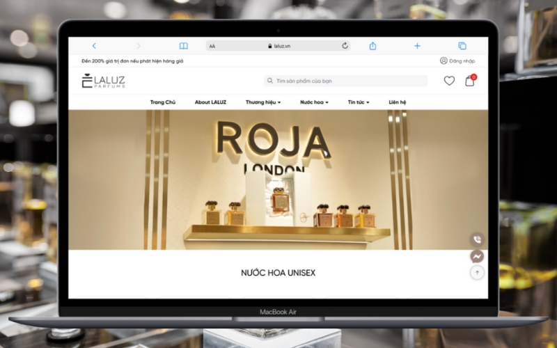 website bán nước hoa laluz 