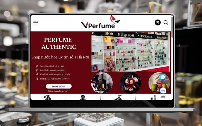 website bán nước hoa chính hãng vperfume