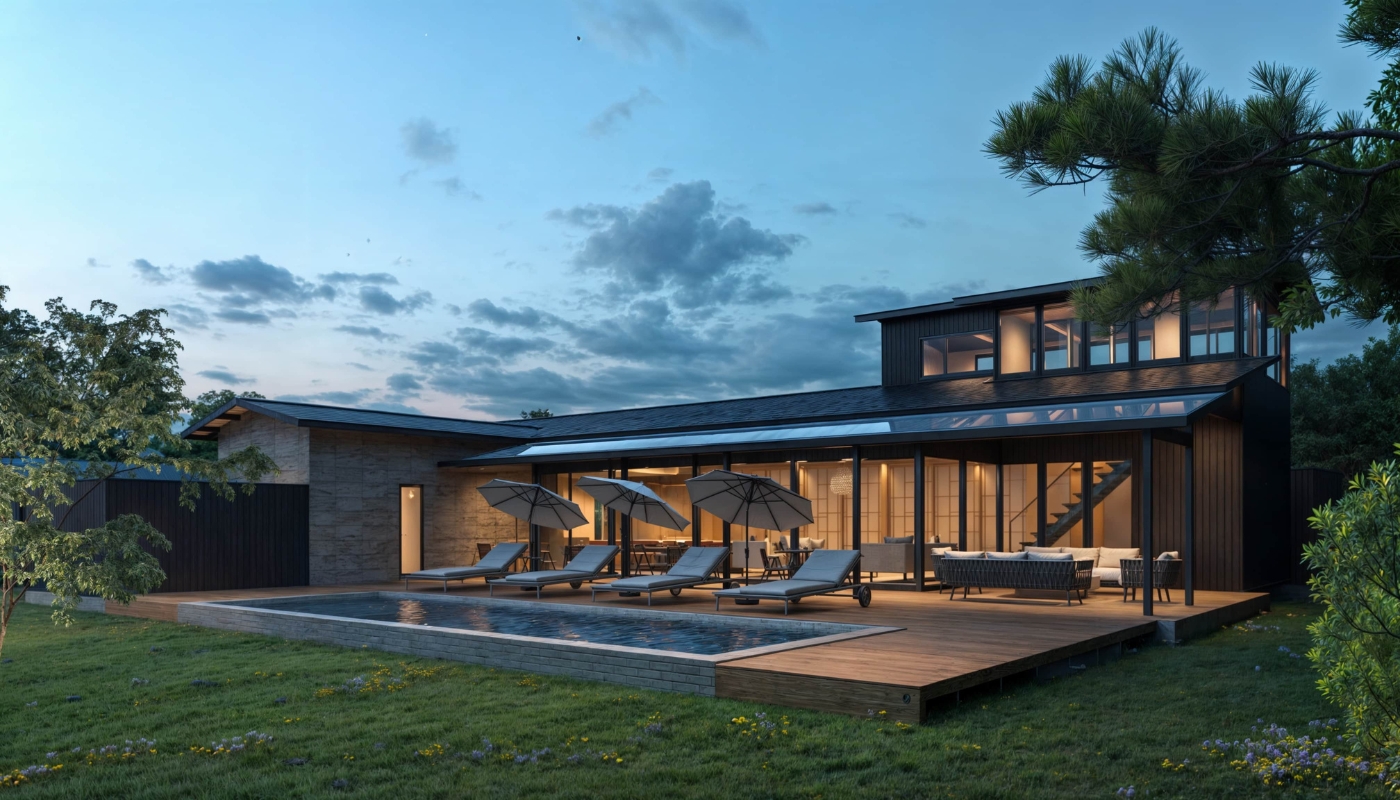 リゾートの外観