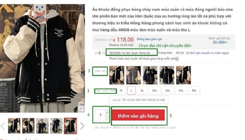 Thêm sản phẩm vào giỏ hàng